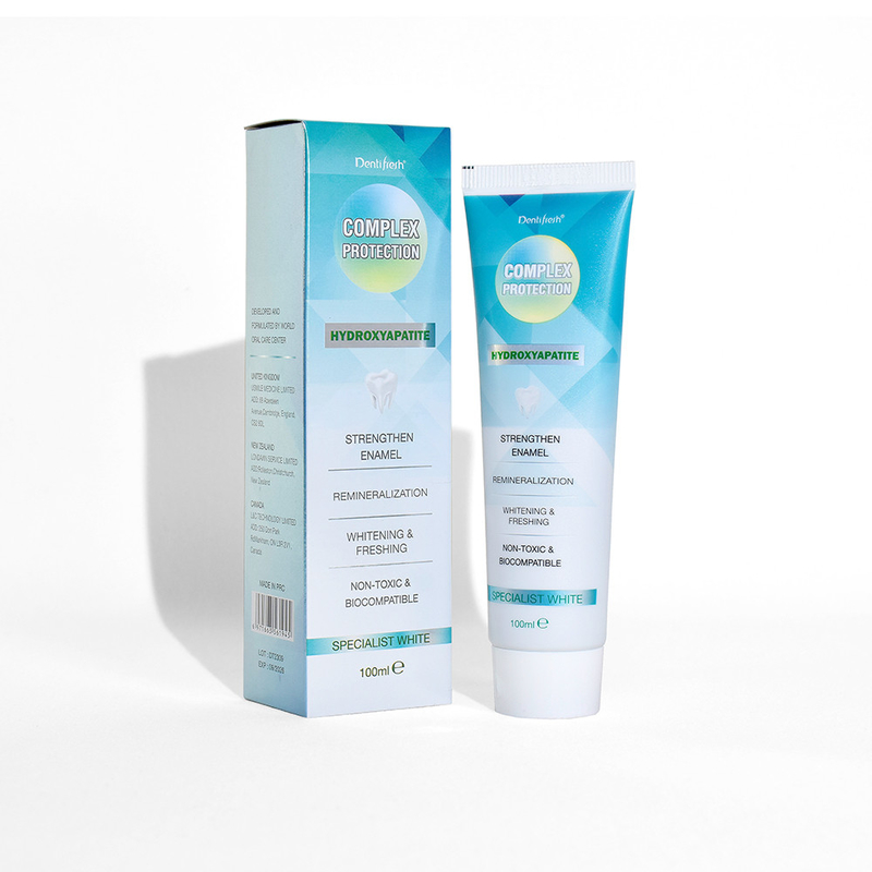 DENTIFRESH 100g Χυδροξυαπατίτη οδοντόκρεμα Μινταρό γεύση οδοντόκρεμα για ενήλικες Προσαρμοσμένο λογότυπο οδοντόκρεμα