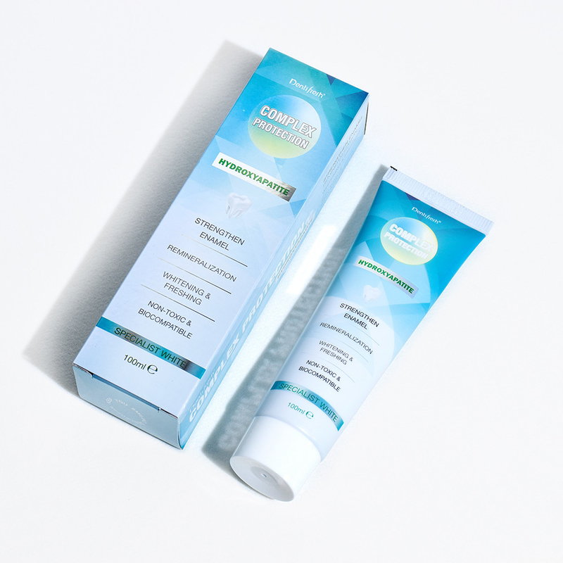 DENTIFRESH 100g Χυδροξυαπατίτη οδοντόκρεμα Μινταρό γεύση οδοντόκρεμα για ενήλικες Προσαρμοσμένο λογότυπο οδοντόκρεμα