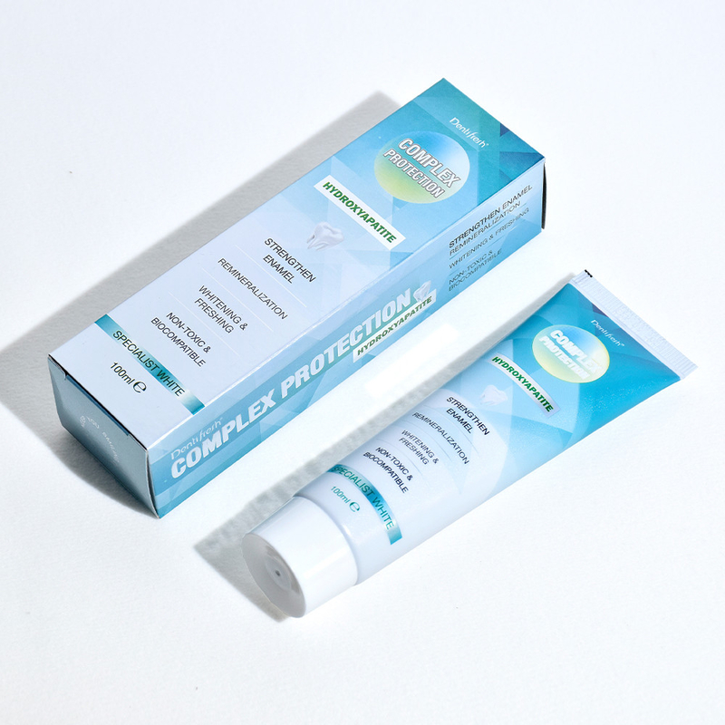 DENTIFRESH 100g Χυδροξυαπατίτη οδοντόκρεμα Μινταρό γεύση οδοντόκρεμα για ενήλικες Προσαρμοσμένο λογότυπο οδοντόκρεμα