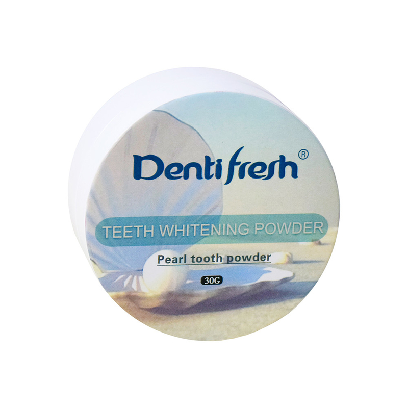 Νέο DentiFresh Purple Tooth Toner - άμεση διόρθωση χρώματος, λευκαντική σκόνη δοντιών, 30G