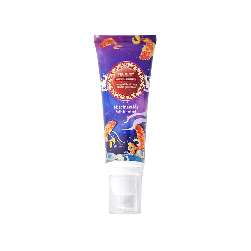 VECMINT 100 ml Χλωρίδια - Δοντοκρέμα με εκχύλισμα Sophora Flavescens & Malva Verticillata - Λευκαντική φόρμουλα νιασιναμίδης