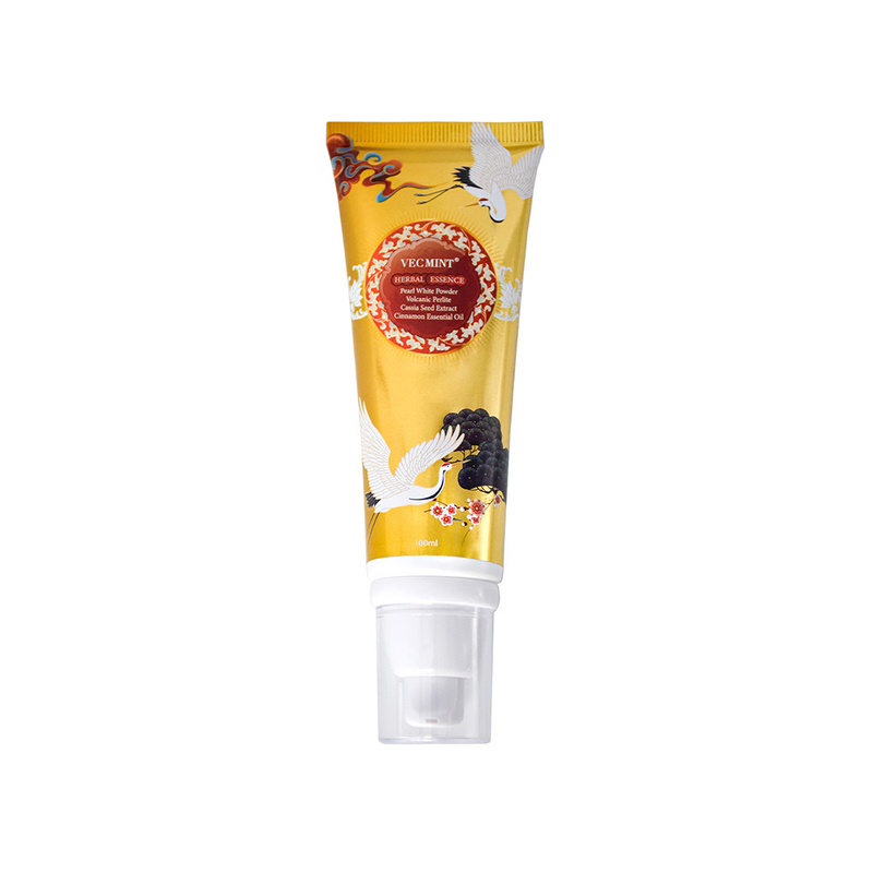 VECMINT οδοντόκρεμα 100 ml- Μαργαριτάρι - Φόρμουλα λευκαντικής έγχυσης με εκχυλίσματα ρίζας κοπτίδας και καμελλίας sinensis