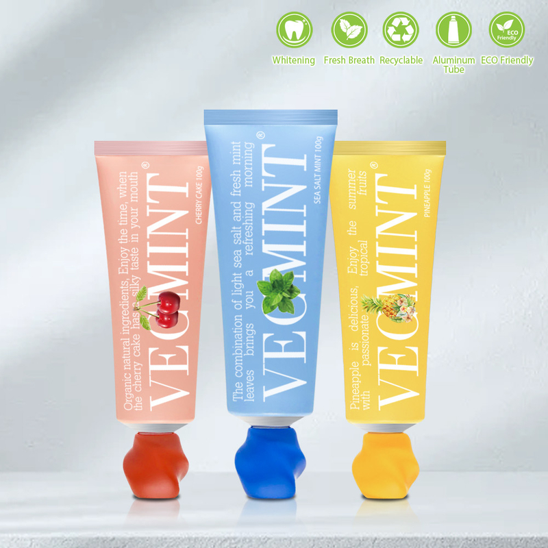 VECMINT θαλασσινό αλάτι & φρέσκια μέντα οδοντόκρεμα - αφήνει το στόμα σας φρέσκια 100g χονδρικό εργοστάσιο