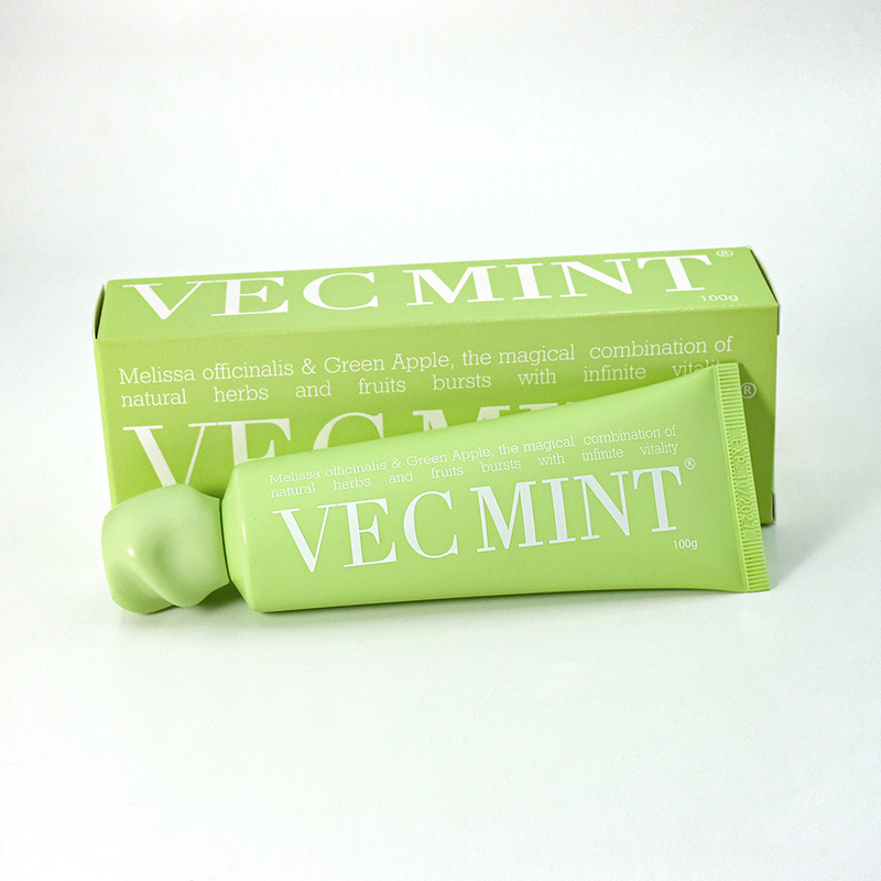 VECMINT 100g οδοντόκρεμα: Απελευθέρωσε την στοματική ζωτικότητα με μαγικά φυσικά βότανα και φρούτα (Melissa officinalis & Green Apple)