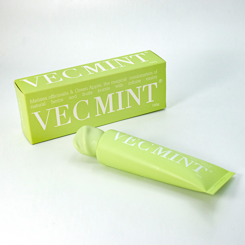VECMINT 100g οδοντόκρεμα: Απελευθέρωσε την στοματική ζωτικότητα με μαγικά φυσικά βότανα και φρούτα (Melissa officinalis & Green Apple)