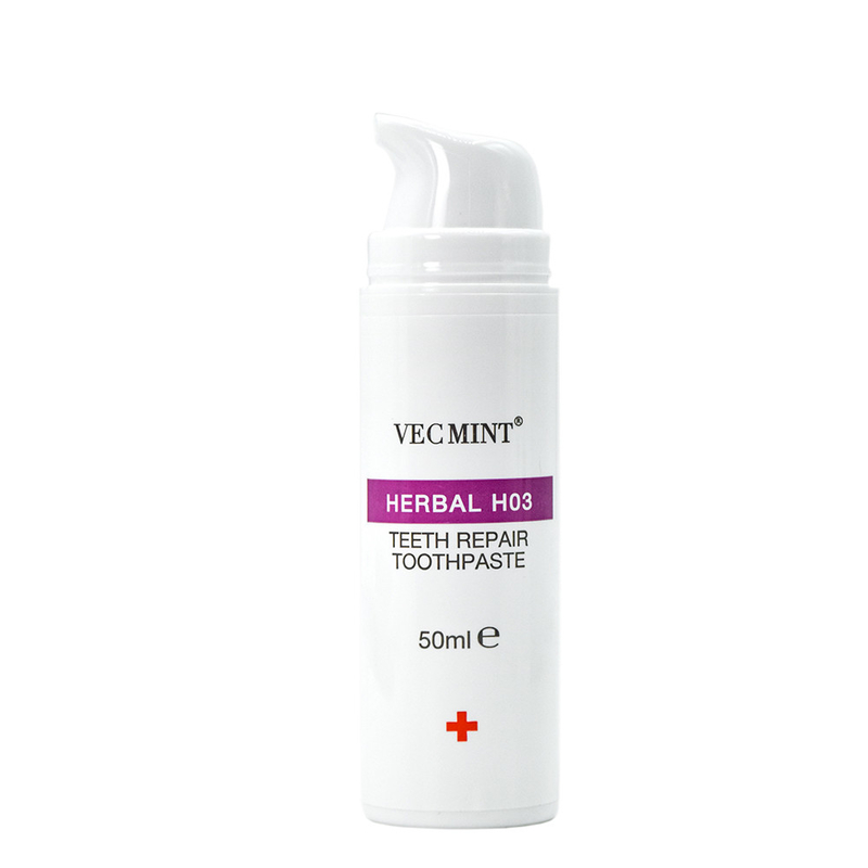 VECMINT Herbal H02 Αντι- ευαίσθητη οδοντόκρεμα - 50 ml, ηρεμιστική φόρμουλα για ευαίσθητα δόντια