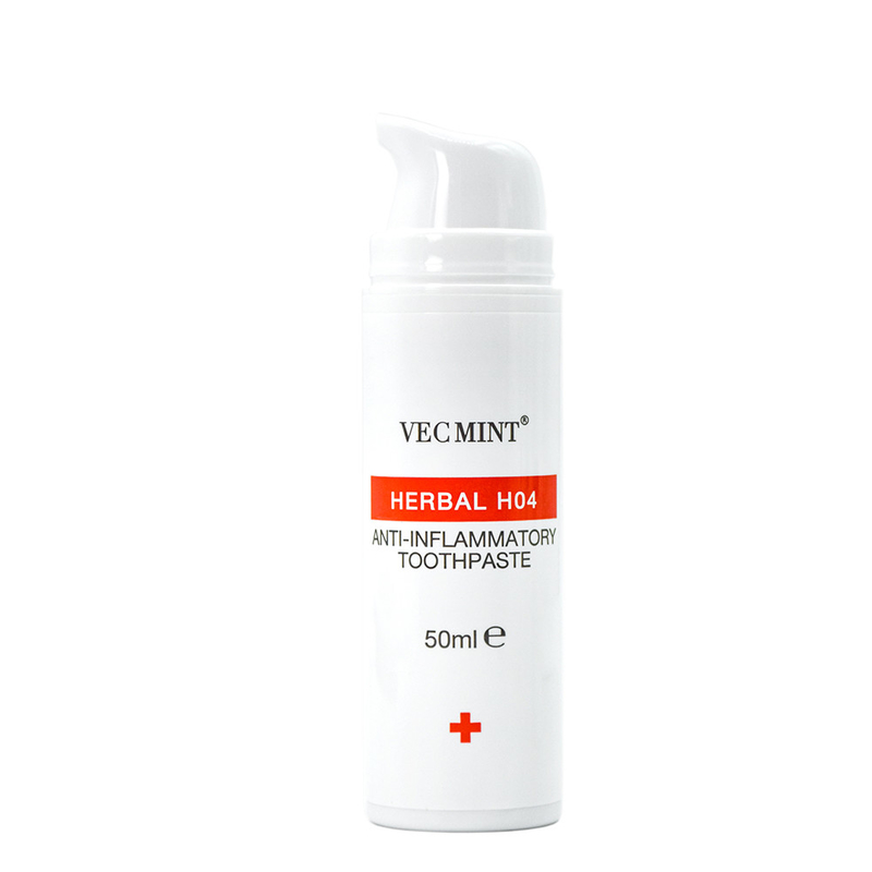 50 ml VECMINT Herbal H02 Αντι- ευαίσθητη οδοντόκρεμα: Φυσικό φυτικό μείγμα για ευαίσθητη στοματική φροντίδα