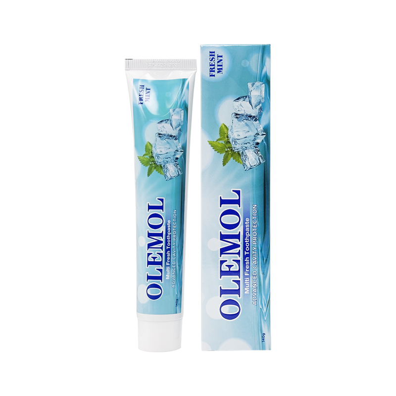 OLEMOL Multi Fresh οδοντόκρεμα 100g - Φρέσκια γεύση μέντας με προηγμένη προστασία της κοιλότητας για καθημερινή στοματική υγιεινή και οδοντιατρική φροντίδα