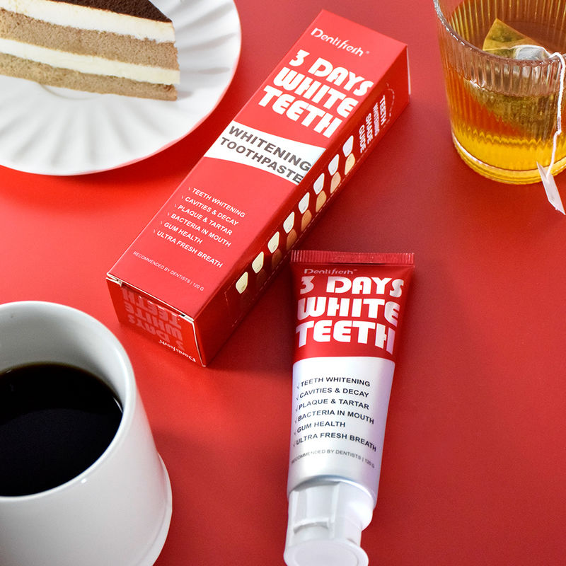 3 Ημέρες Προχωρημένη Λευκαντική Δοντιών Οδοντόκρεμα Φυτατικό Νατρίου Συστατικά για ένα Λεπτότερο Χαμόγελο