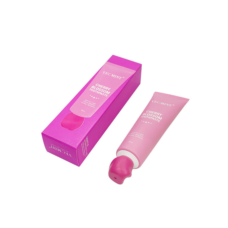 VECMINT 100g Cherry Blossom Flavor οδοντόκρεμα - Ευγενική στοματική φροντίδα για την αποκατάσταση των δοντιών και μακροχρόνια φρέσκια αναπνοή, καθημερινή χρήση