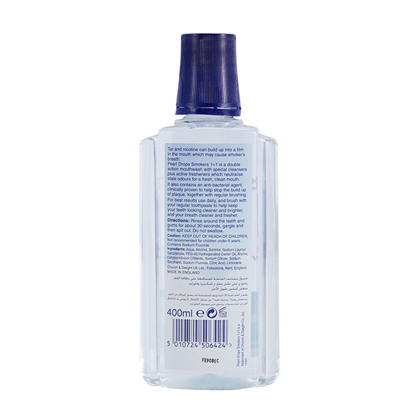 Αντιβακτηριακό αντιμυκητιακό προφορικό Mouthwash προσοχής γεύσης 400ml μεντών για την αναπνοή καπνιστών